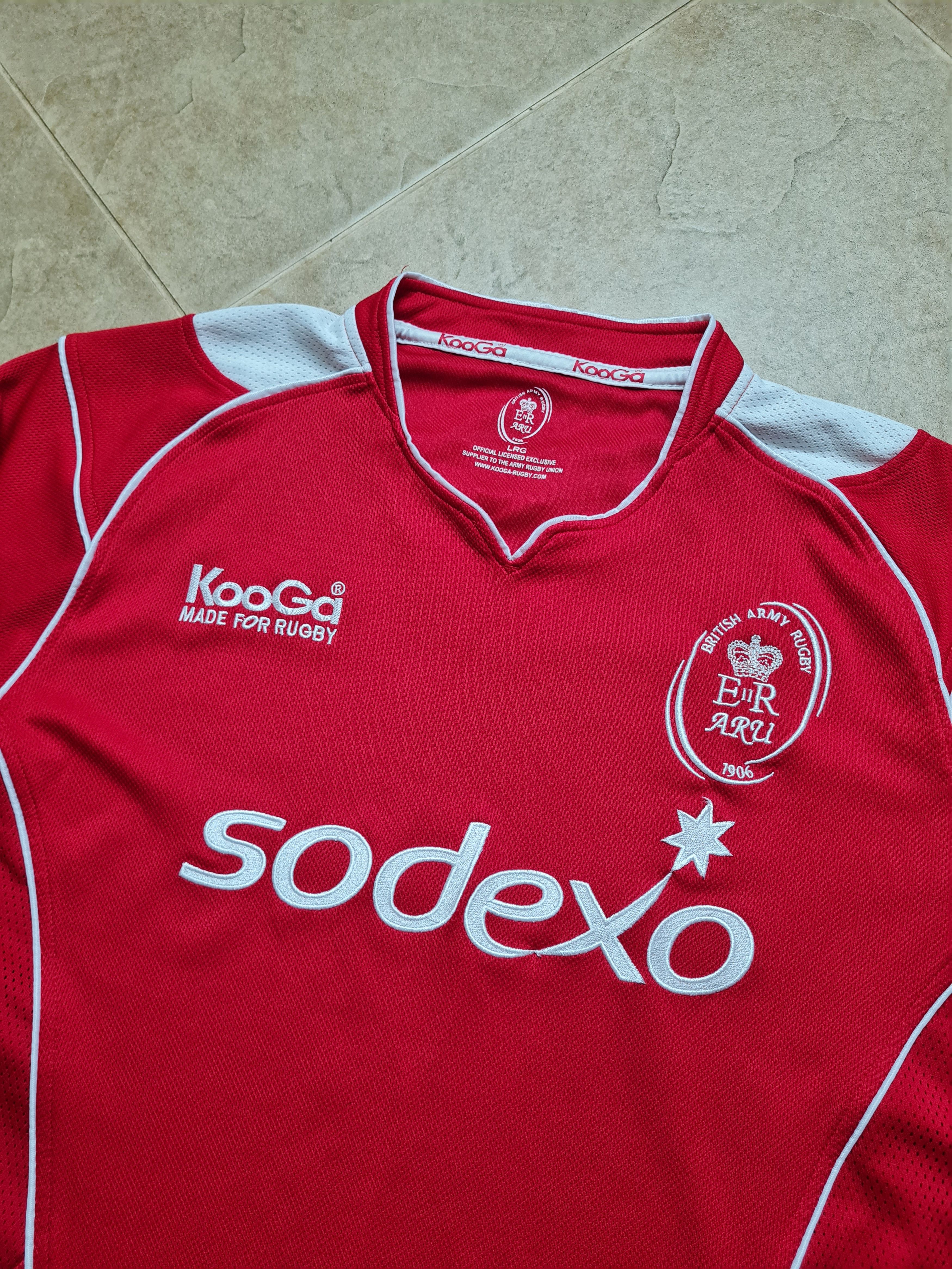 Other Kooga Jersey British Army Rugby Home Shirt 2010 Red Top Size US L / EU 52-54 / 3 - 2 Thumbnail