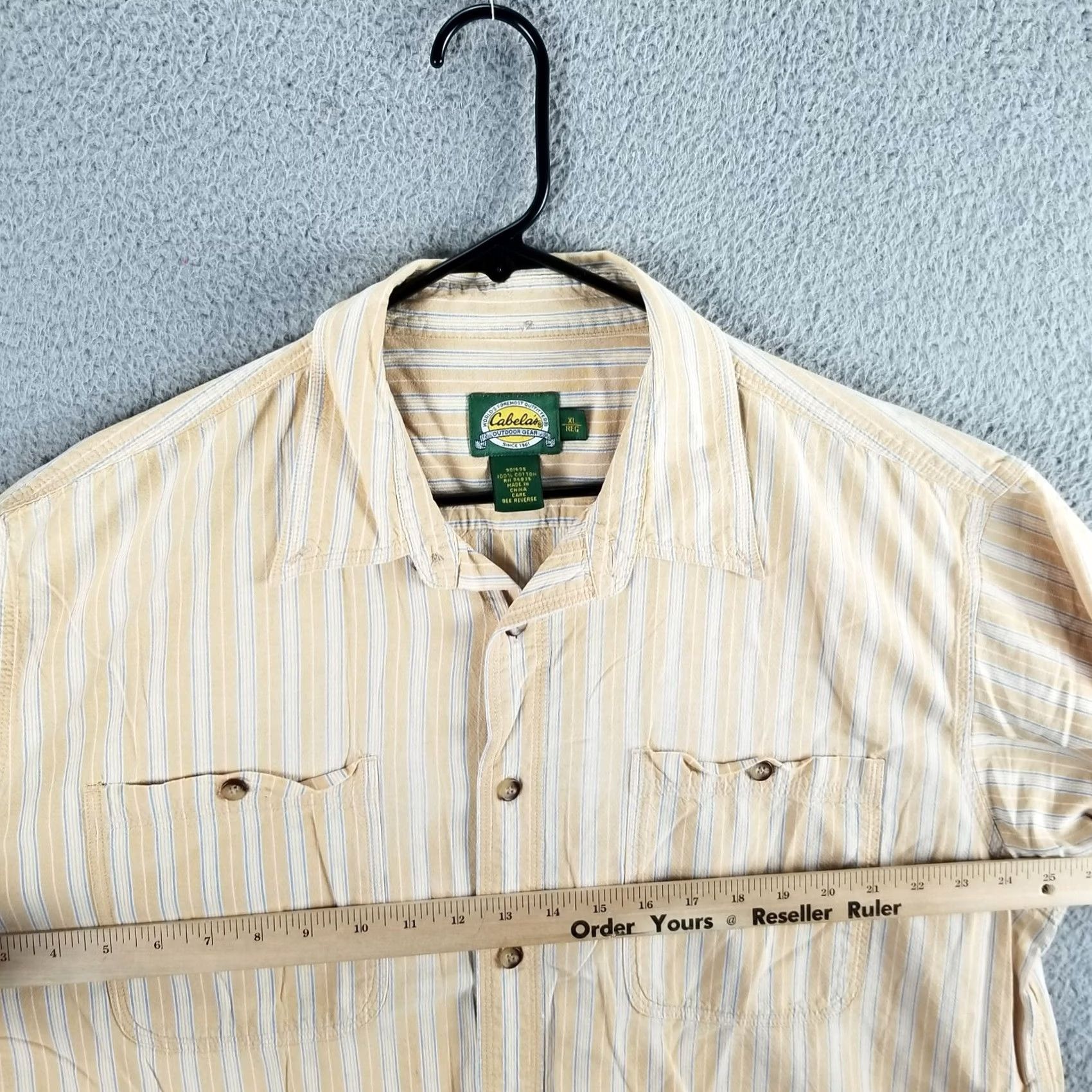 Vintage Cabela's Shirt Adult XL Button-Down Chambray Cotton Pocket Outdoor Men Size US XL / EU 56 / 4 - 5 Thumbnail