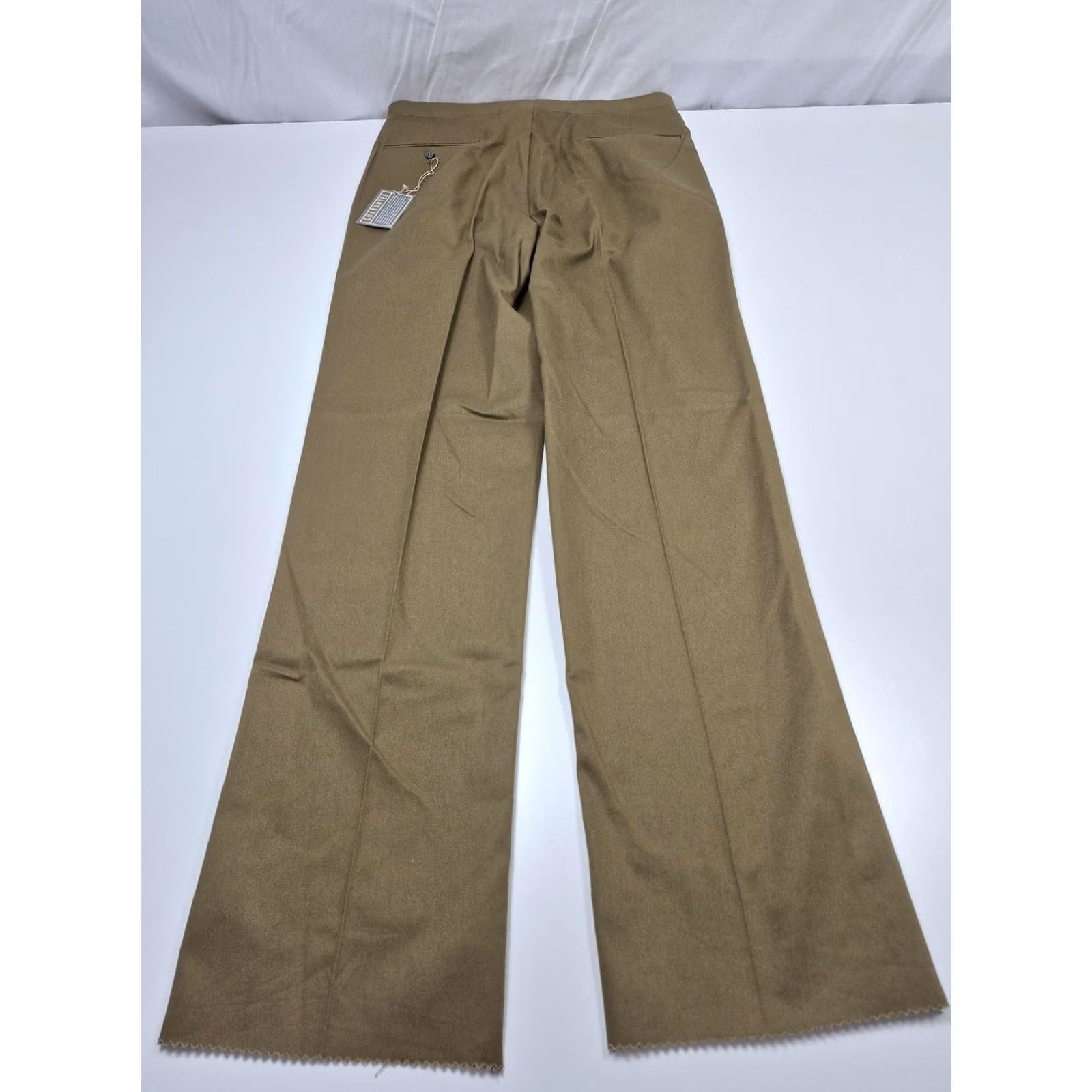 Vintage Sansabelt Sport Dress Pants Mens 36x36 Brown Pleated Straight Unhemmed NWT Size US 36 / EU 52 - 4 Thumbnail