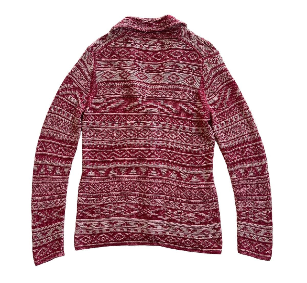 Beams Plus Beams Aztec Native Cable Knit Cardigan Japan Size US S / EU 44-46 / 1 - 4 Thumbnail
