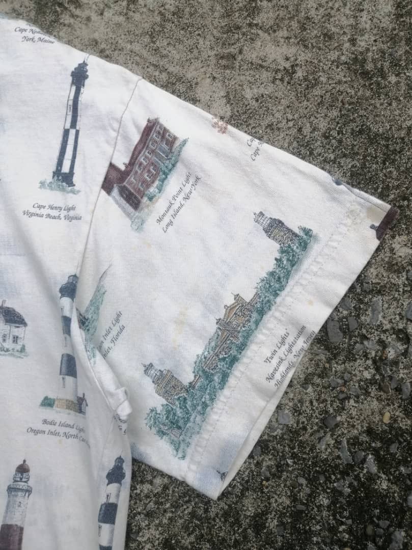Vintage Vintage Light Houses Art Tee Size US M / EU 48-50 / 2 - 5 Thumbnail