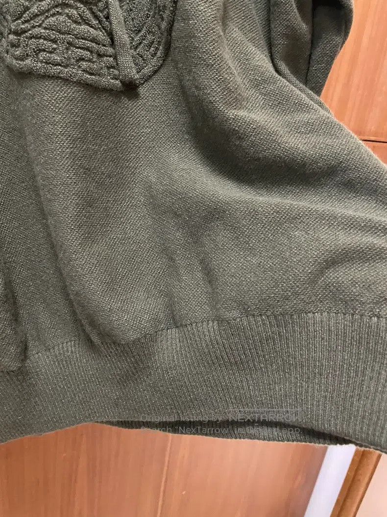 Versace Versace Green hooded-blend sweatshirt Size US XL / EU 56 / 4 - 4 Thumbnail