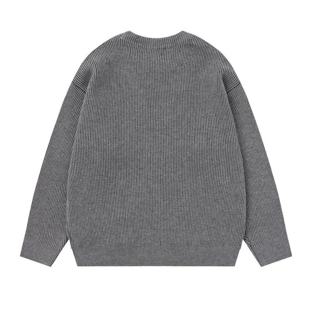 Vintage Men's loose casual cartoon kitten star round neck sweater Size US M / EU 48-50 / 2 - 2 Thumbnail
