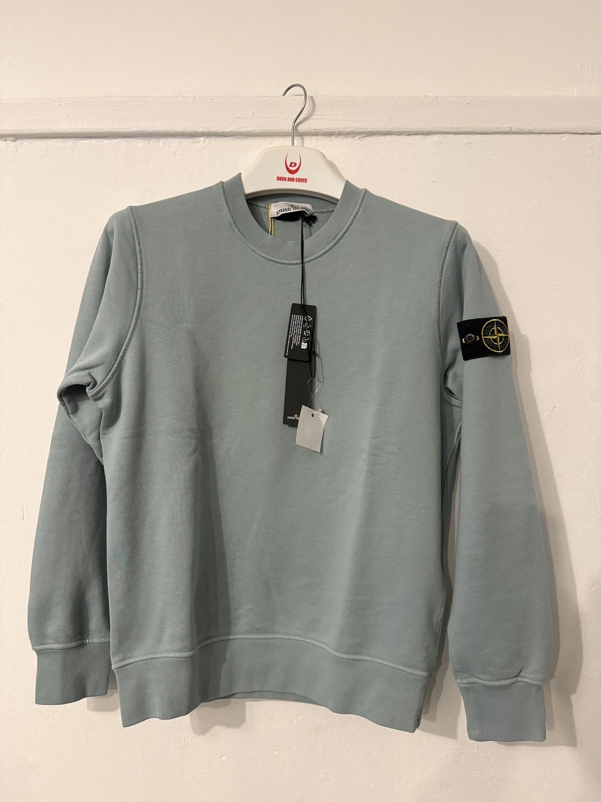 Stone Island Stone Island Sweatshirt Light BLUE Size US S / EU 44-46 / 1 - 1 Thumbnail