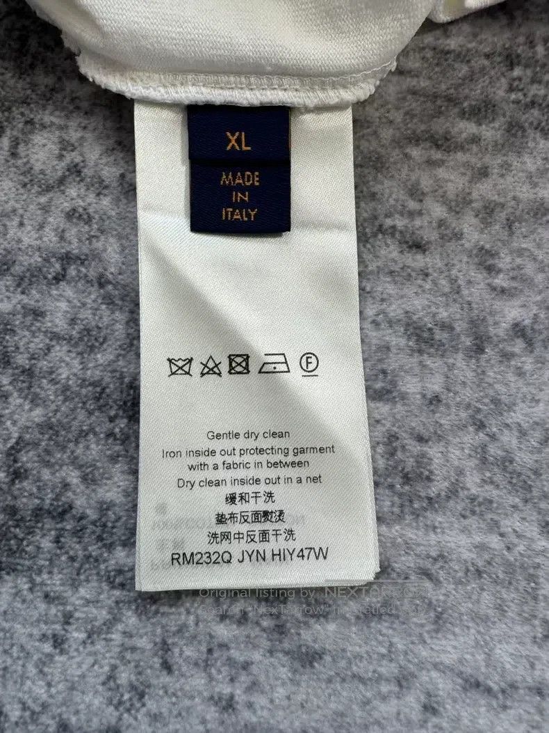 Louis Vuitton Louis Vuitton White Inside Out Instructions Short Sleeve Size US XL / EU 56 / 4 - 7 Thumbnail