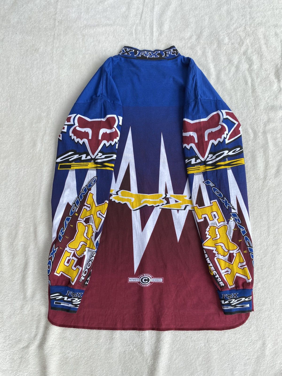 Fox Racing Vintage Fox Racing Jersey Motocross 90s Size US M / EU 48-50 / 2 - 3 Thumbnail