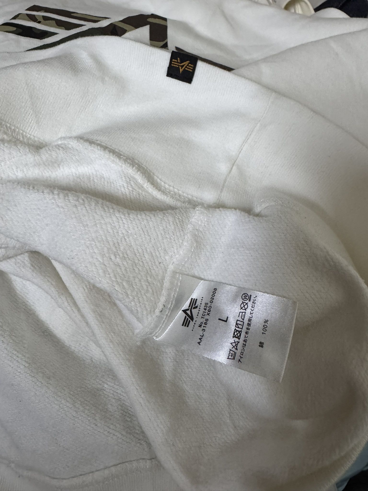Alpha Industries Alpha Big Camou Logo Sweatshirt Size US L / EU 52-54 / 3 - 7 Thumbnail