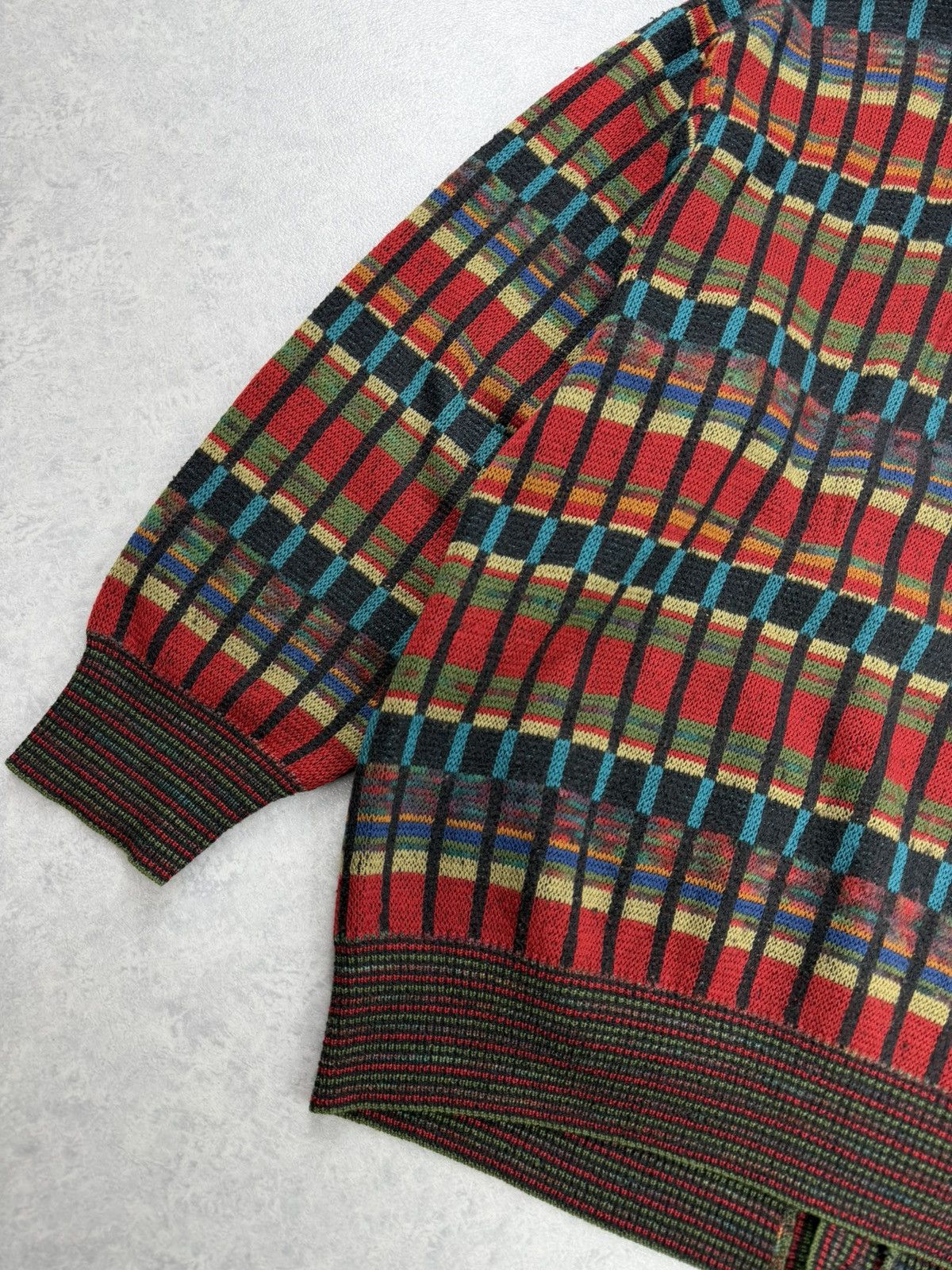 Missoni Missoni Sport Vintage Wool Knit Cardigan Sweater Size US XXL / EU 58 / 5 - 13 Thumbnail