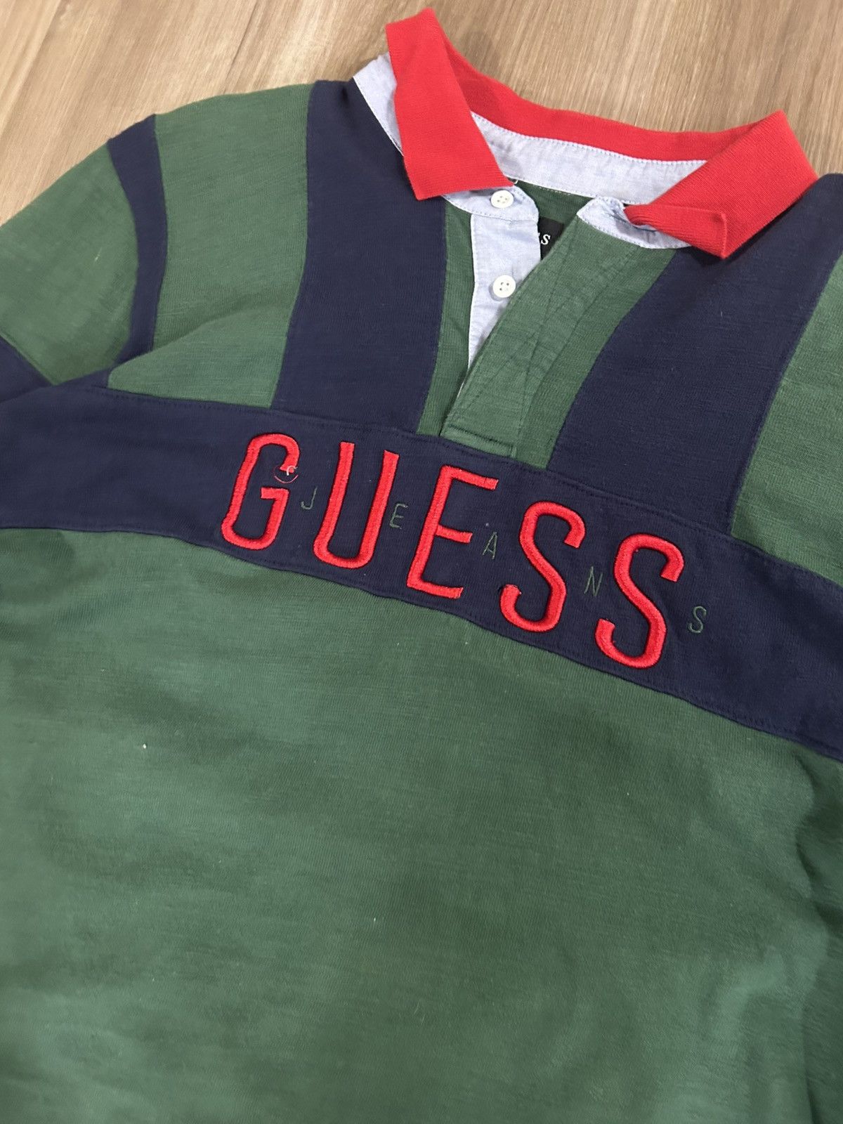 Guess Vintage Guess Rugby Polo Size US L / EU 52-54 / 3 - 2 Thumbnail