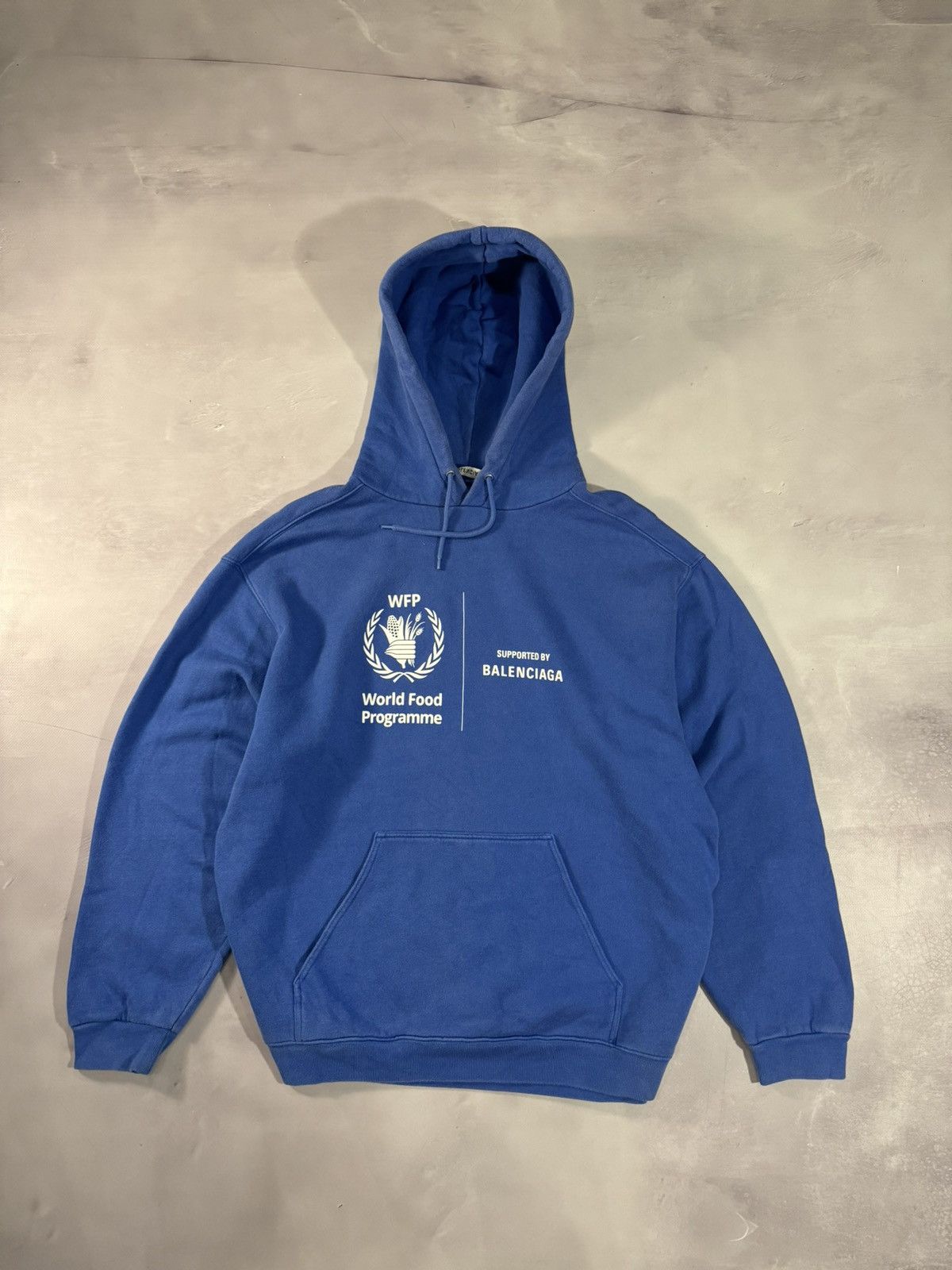 Balenciaga Balenciaga World Food Programme Hoodie Size US L / EU 52-54 / 3 - 3 Thumbnail