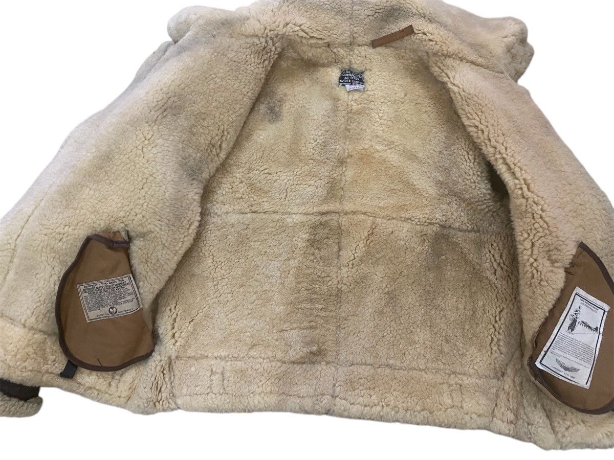 Avirex Vintage Avirex B-3 Sheepskin Flight Leather Jacket Shearling Size US L / EU 52-54 / 3 - 5 Thumbnail