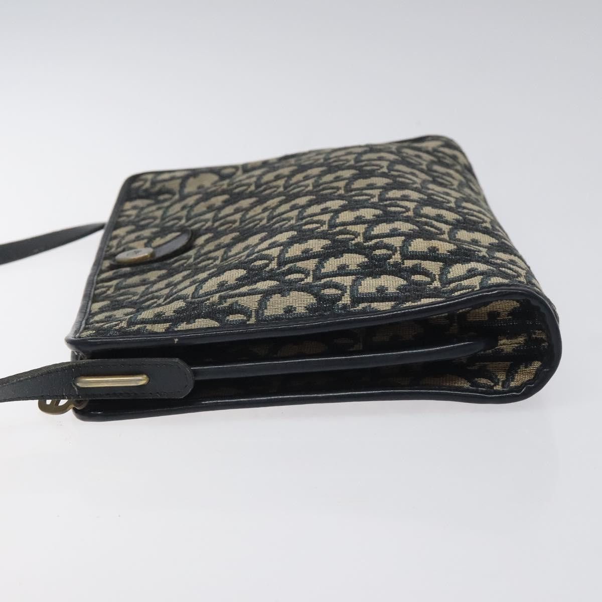 Dior DIOR Trotter Canvas Shoulder Bag Navy Size ONE SIZE - 5 Thumbnail
