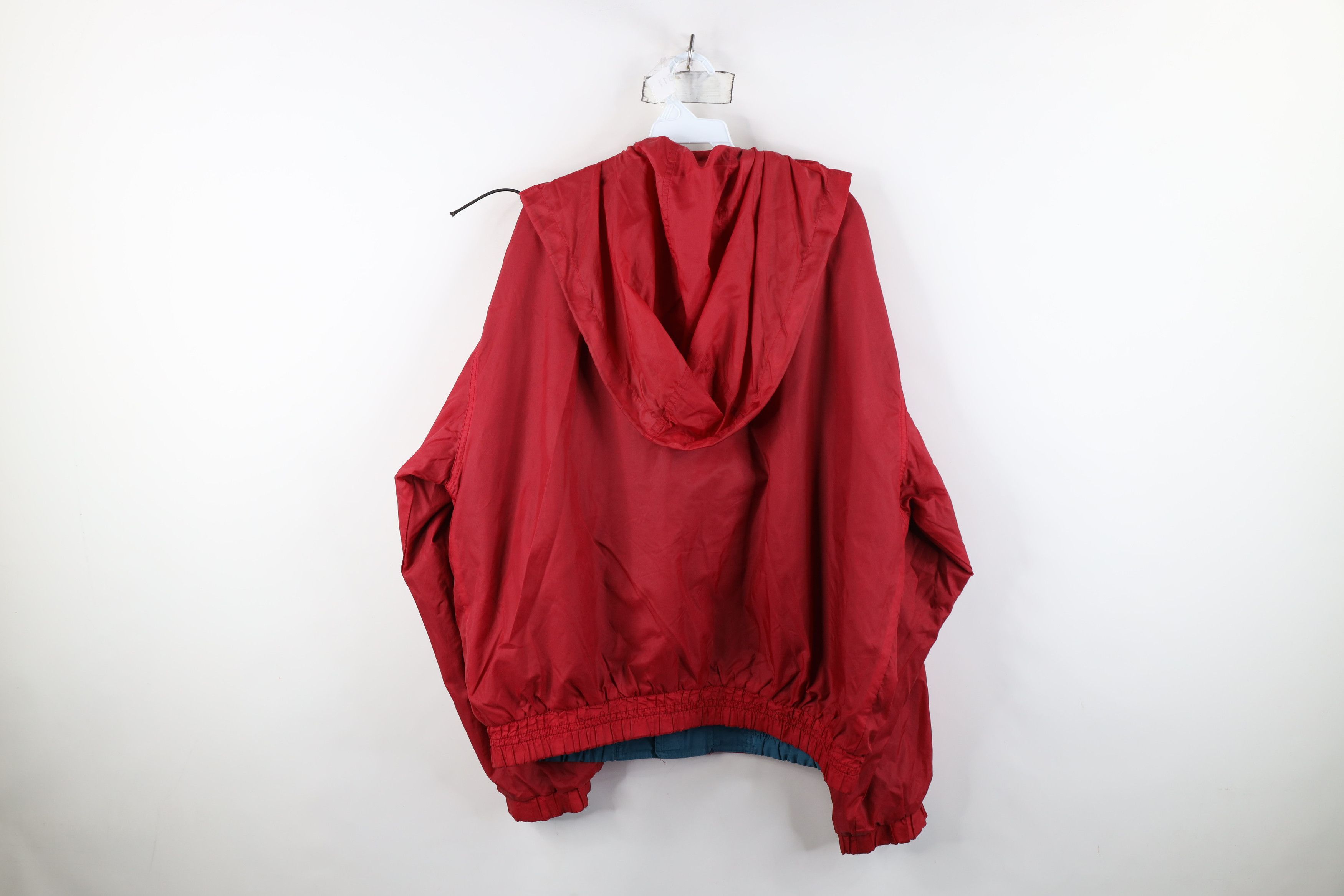 Vintage Vintage 90s Streetwear Reversible Hooded Sailing Jacket Size US XL / EU 56 / 4 - 16 Thumbnail