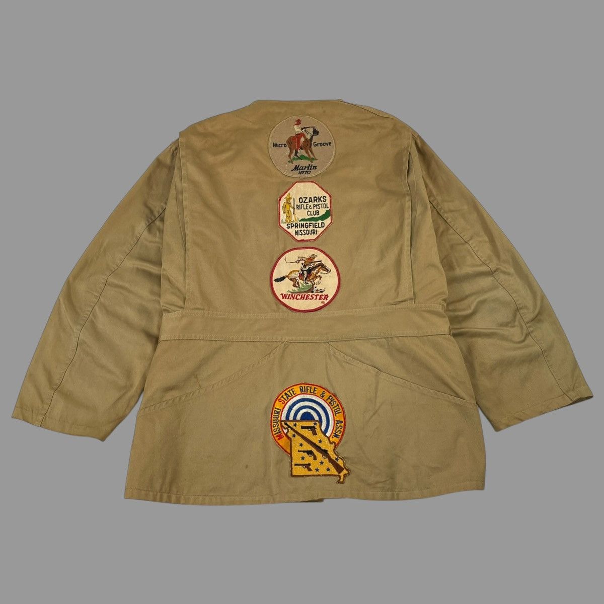 Vintage Vintage 1960s patched hunting jacket Size US L / EU 52-54 / 3 - 2 Thumbnail