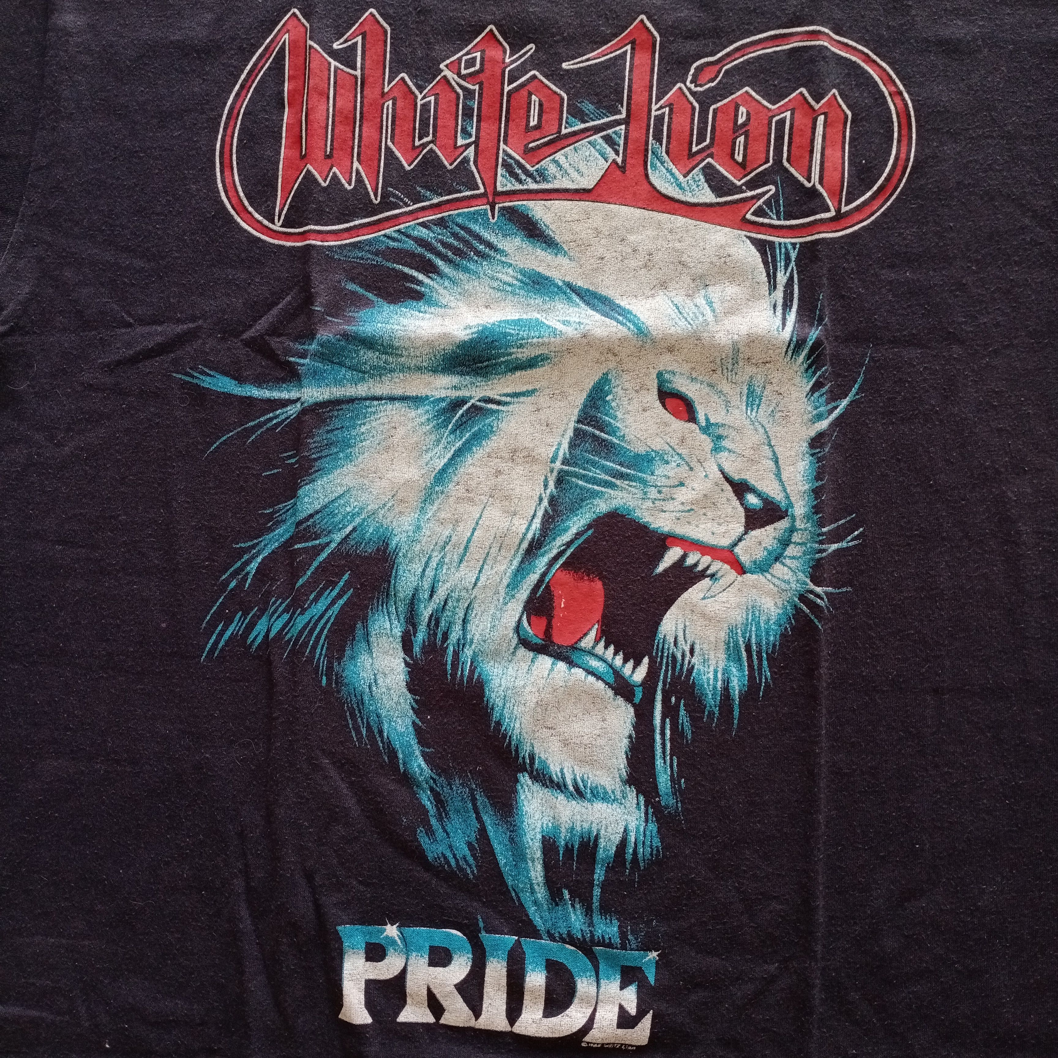 Band Tees Vintage White Lion Pride Tour 80s 1988 Rock N Roar T-shirt Size US L / EU 52-54 / 3 - 3 Thumbnail