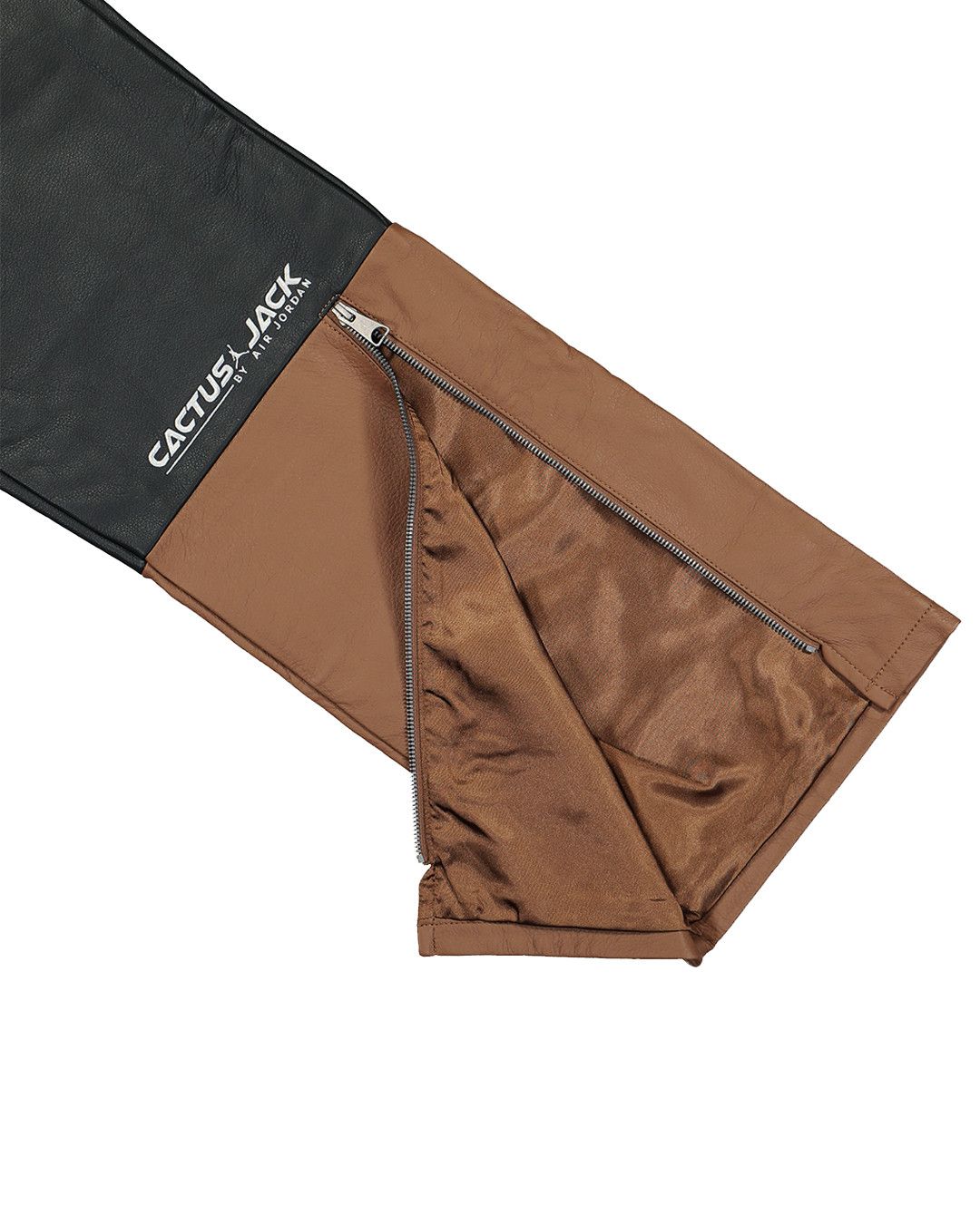 Jordan Brand × Travis Scott Jordan x Travis Scott Cactus Jack Leather Pants Archaeo Size 25" / US 0 / IT 36 - 4 Thumbnail