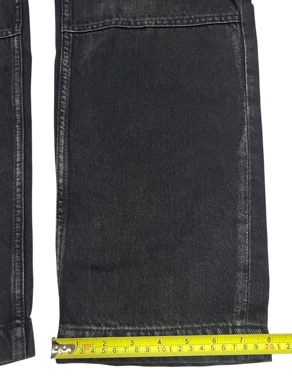 Asos Cotton On Baggy Fit Jeans Faded Black Denim Contra Stich Size US 30 / EU 46 - 19 Thumbnail