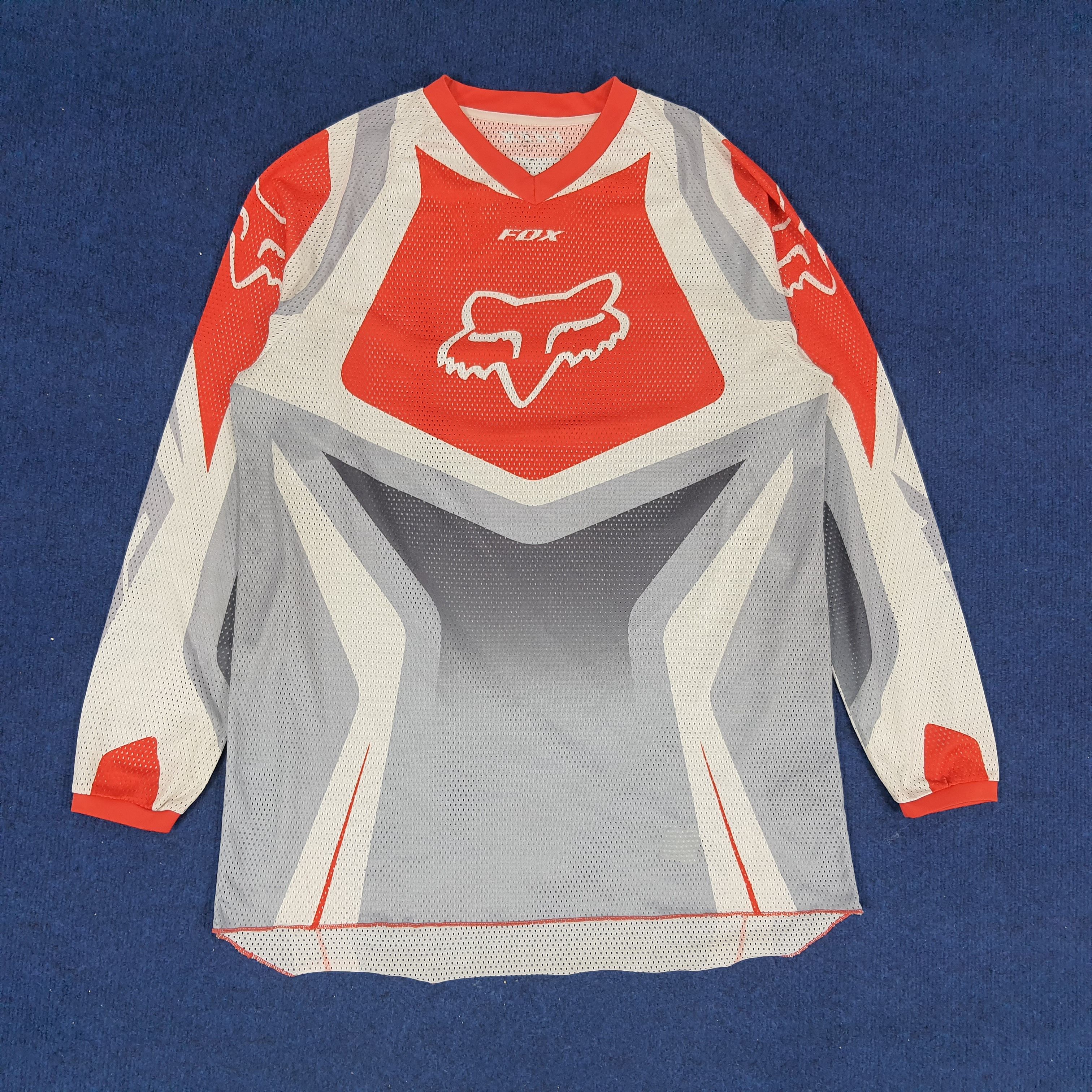 Vintage Fox Racing Motor Cross Sports Long Sleeve Jersey