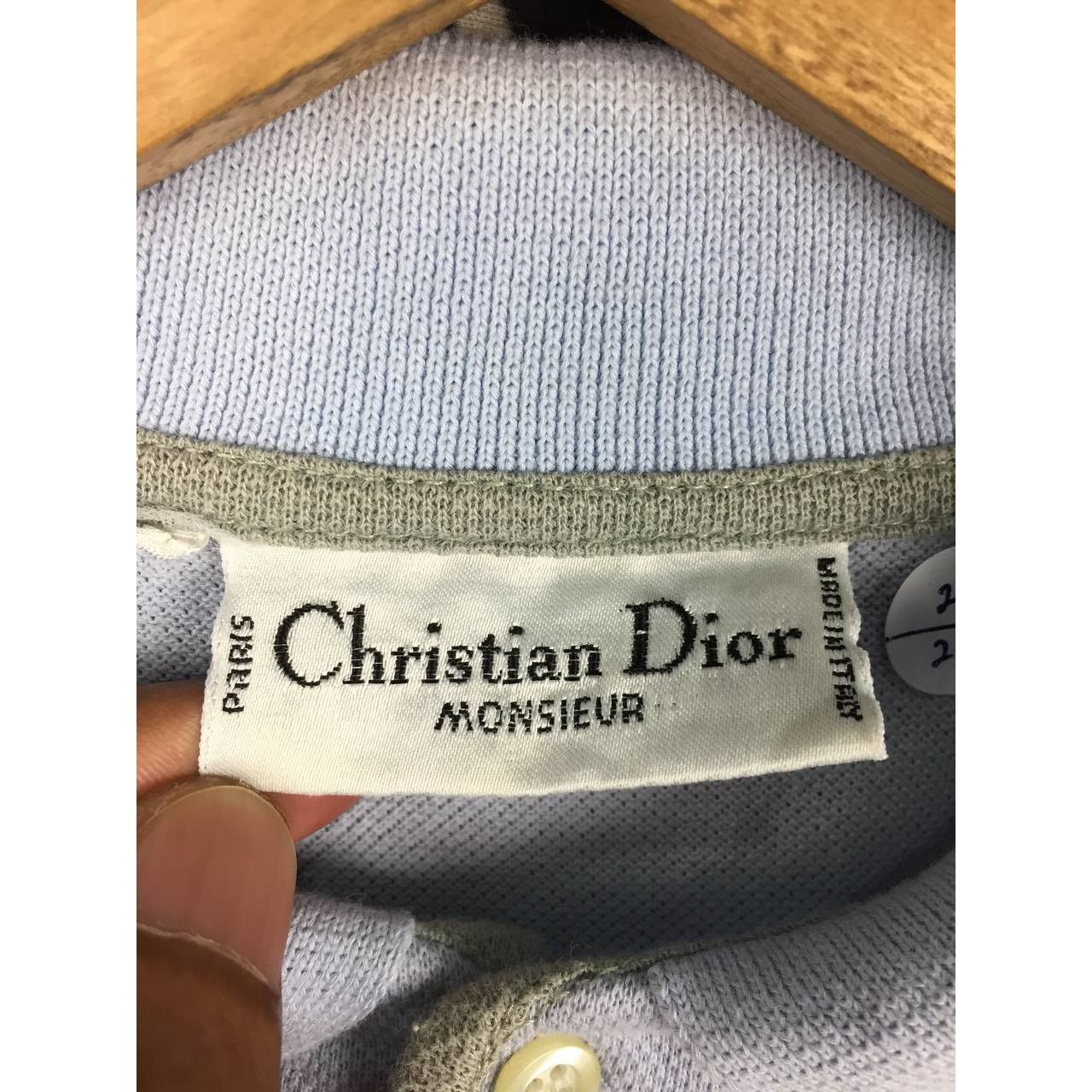 Christian Dior Monsieur Vtg 90s Christian Dior Monsieur Made In Italy Polo Tee Size US M / EU 48-50 / 2 - 16 Thumbnail