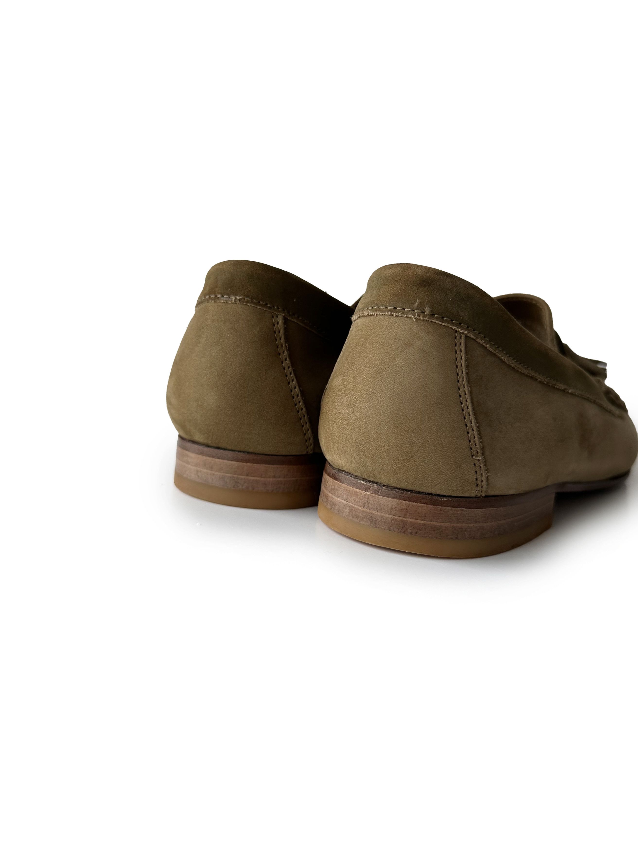 Bally Bally nubuck olive tassel loafer shoes Size US 10 / EU 43 - 5 Thumbnail