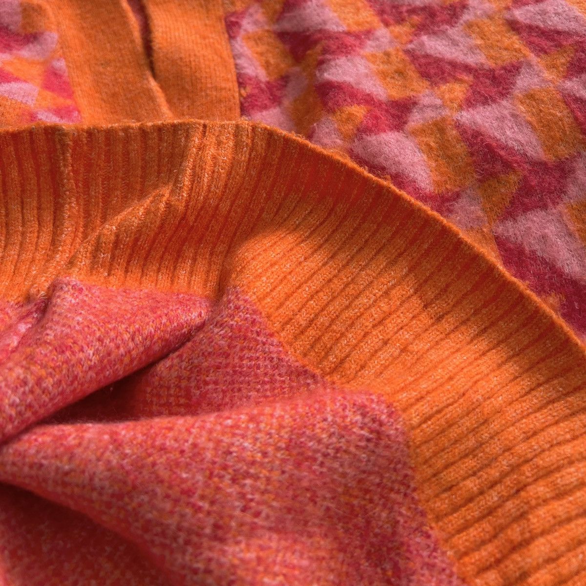 ZARA GEOMETRIC JACQUARD CARDIGAN