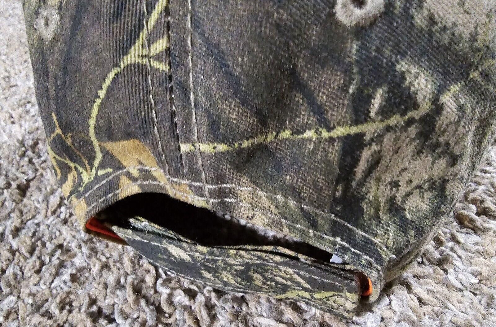 Designer Toyota Camo Hat Camouflage Orange Strap Back Hook Loop Size ONE SIZE - 6 Thumbnail