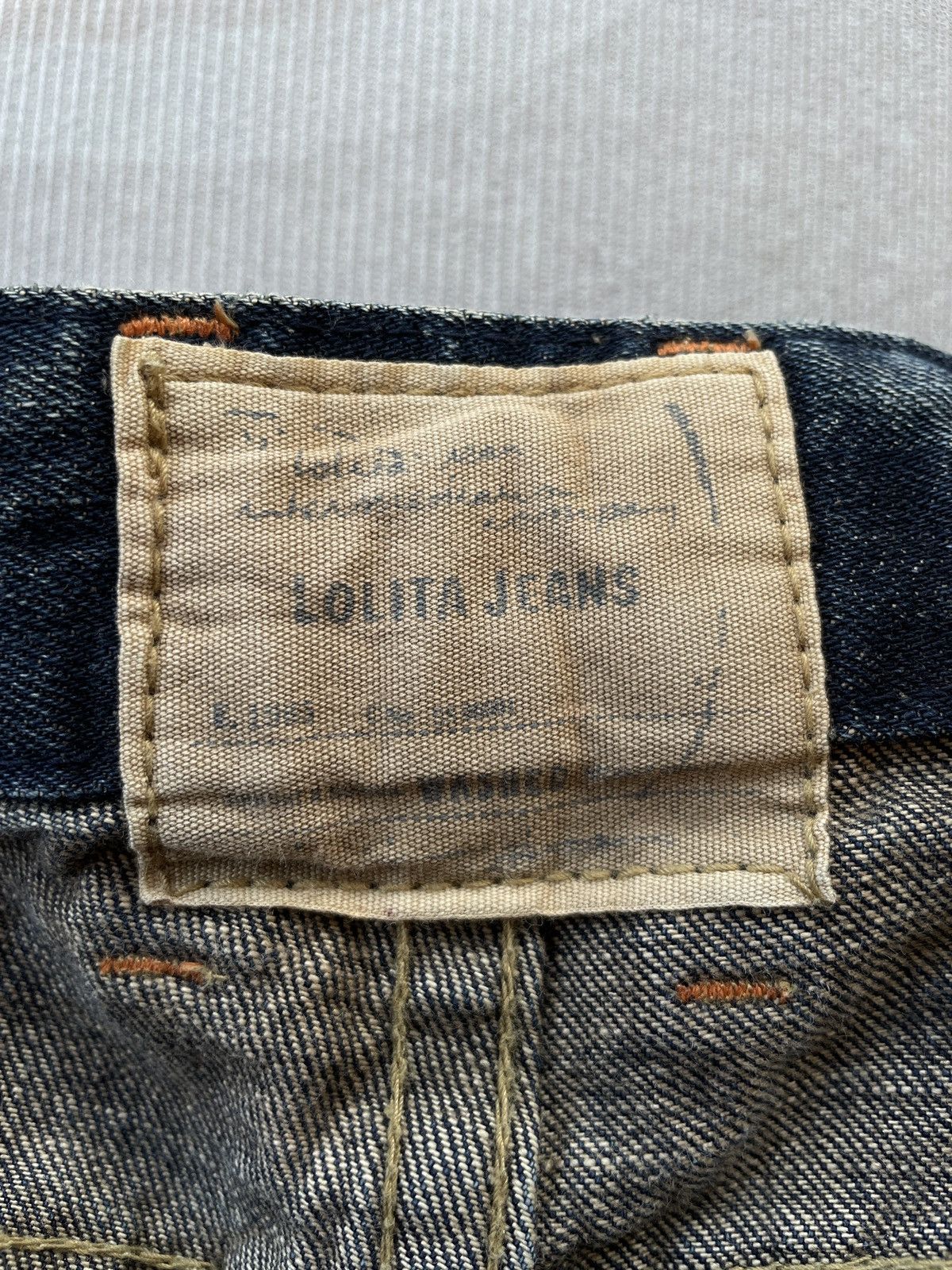 Designer Lolita Distressed Jeans (P104) Size US 34 / EU 50 - 14 Thumbnail