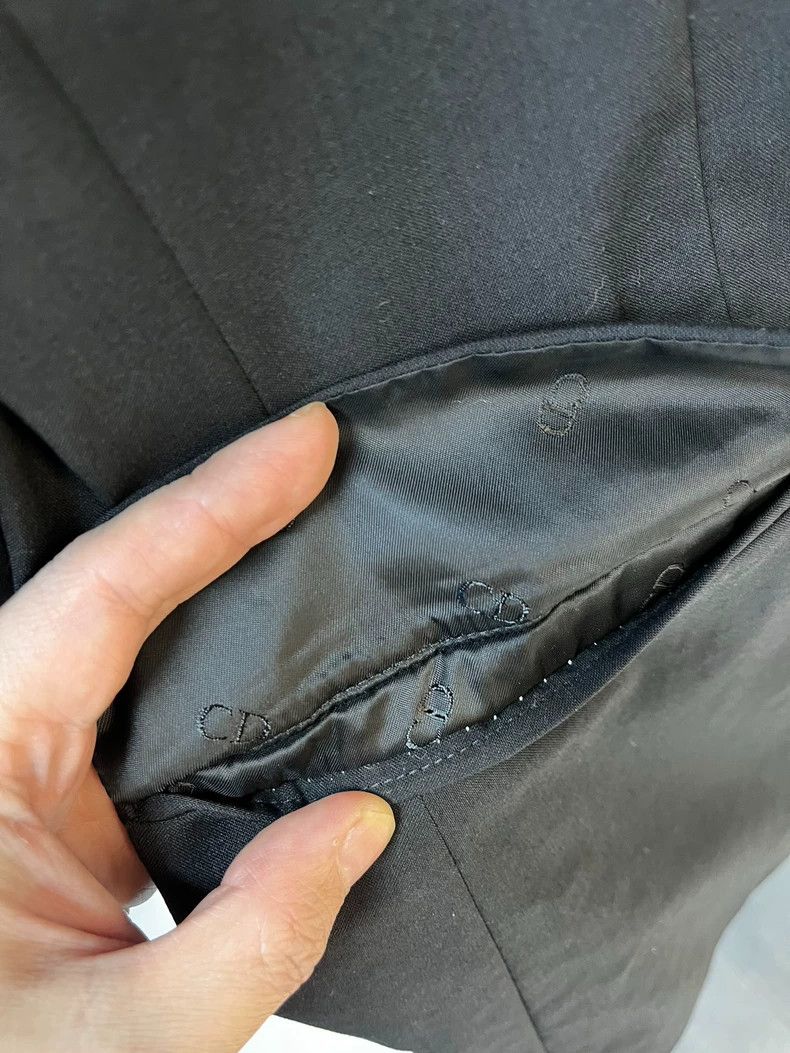 Dior Dior Black wool single-breasted suit 2502-Nextarrow Size 52R - 9 Thumbnail