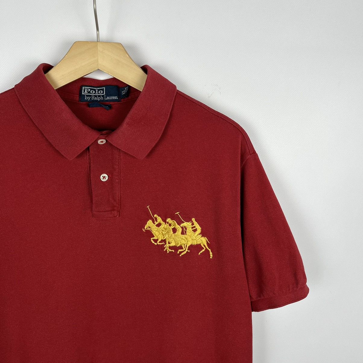 Polo Ralph Lauren Vintage Polo Ralph Lauren big Pony 3 polo shirt 90’s Size US XL / EU 56 / 4 - 2 Thumbnail