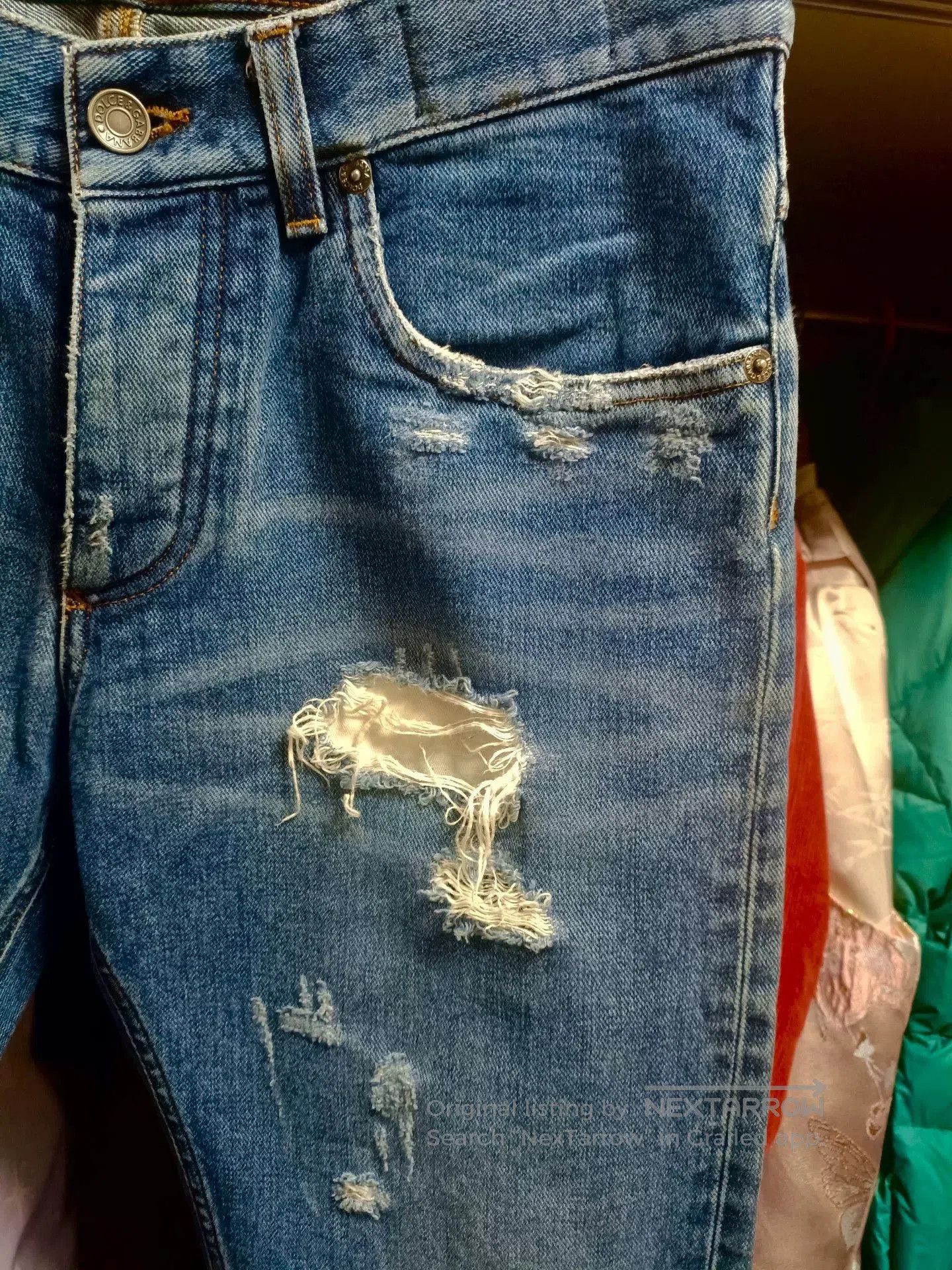 Dolce & Gabbana Dolce&Gabbana Runway Distressed Jeans. Size US 30 / EU 46 - 5 Thumbnail