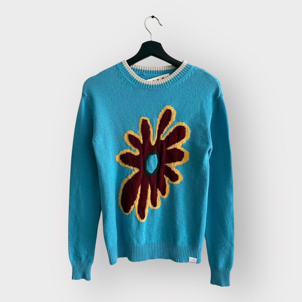 Marni STEAL! Marni 70’s Flower Cashmere Sweater Size US S / EU 44-46 / 1 - 1 Thumbnail