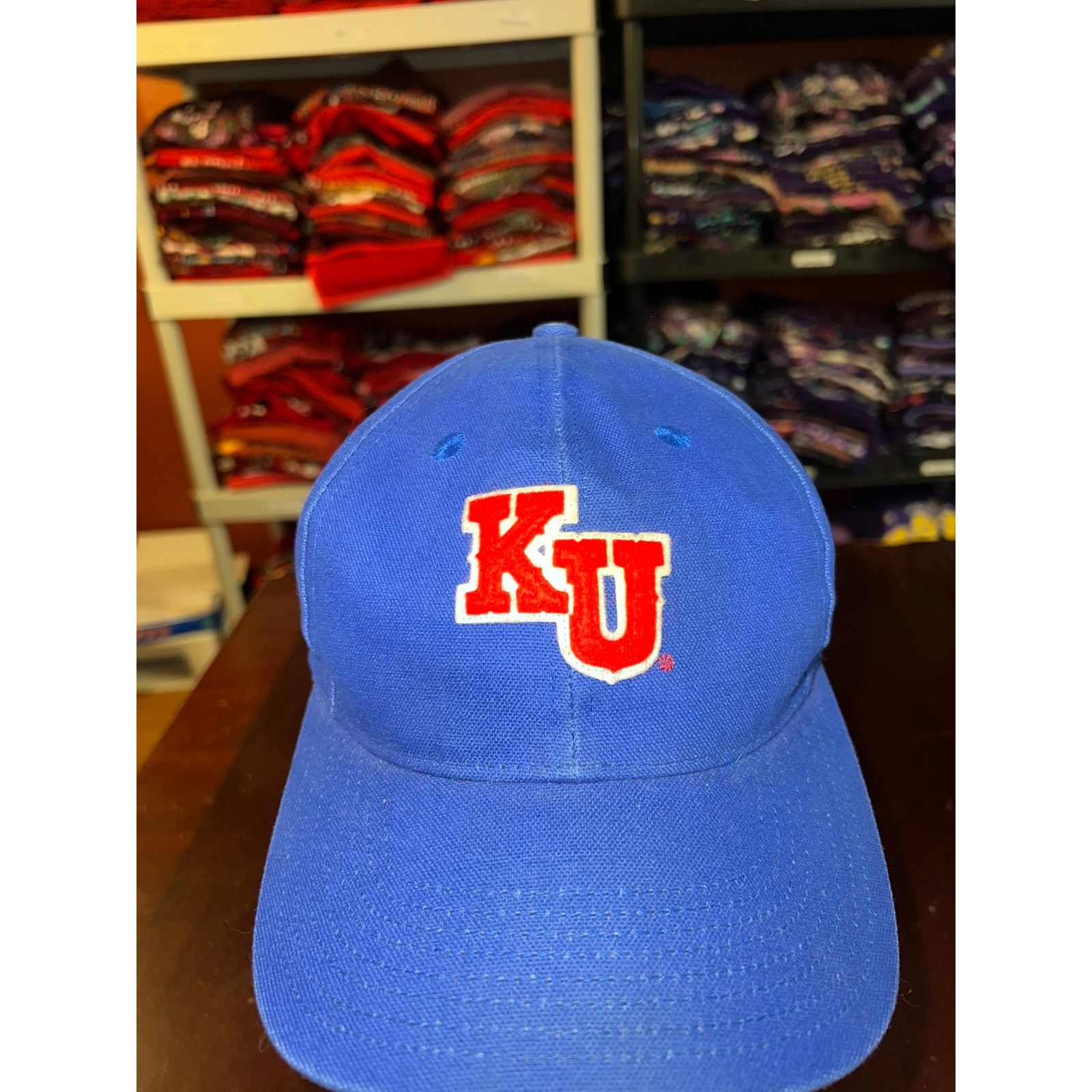 Nike Kansas University Hat Nike Team College Blue Jayhawks Cap Size ONE SIZE - 2 Thumbnail