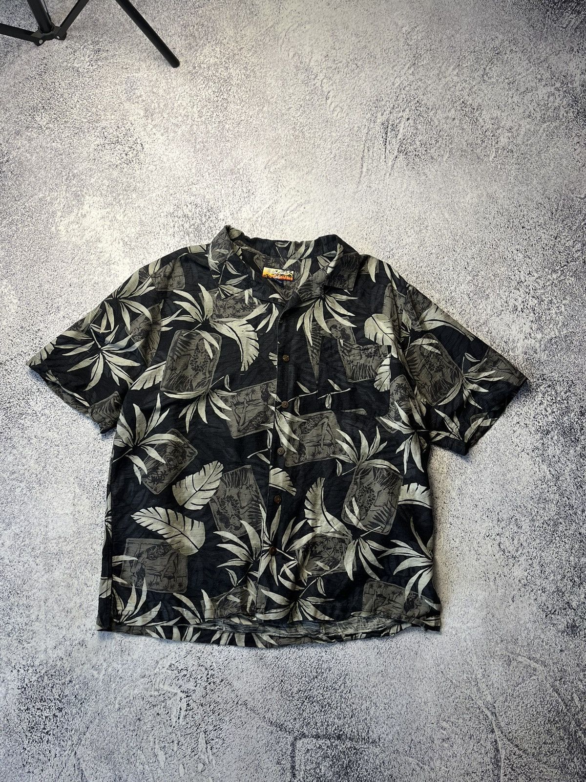 Jams World Vintage 90's Jams World Over Print Hawaiian Shirt Size US XL / EU 56 / 4 - 1 Thumbnail