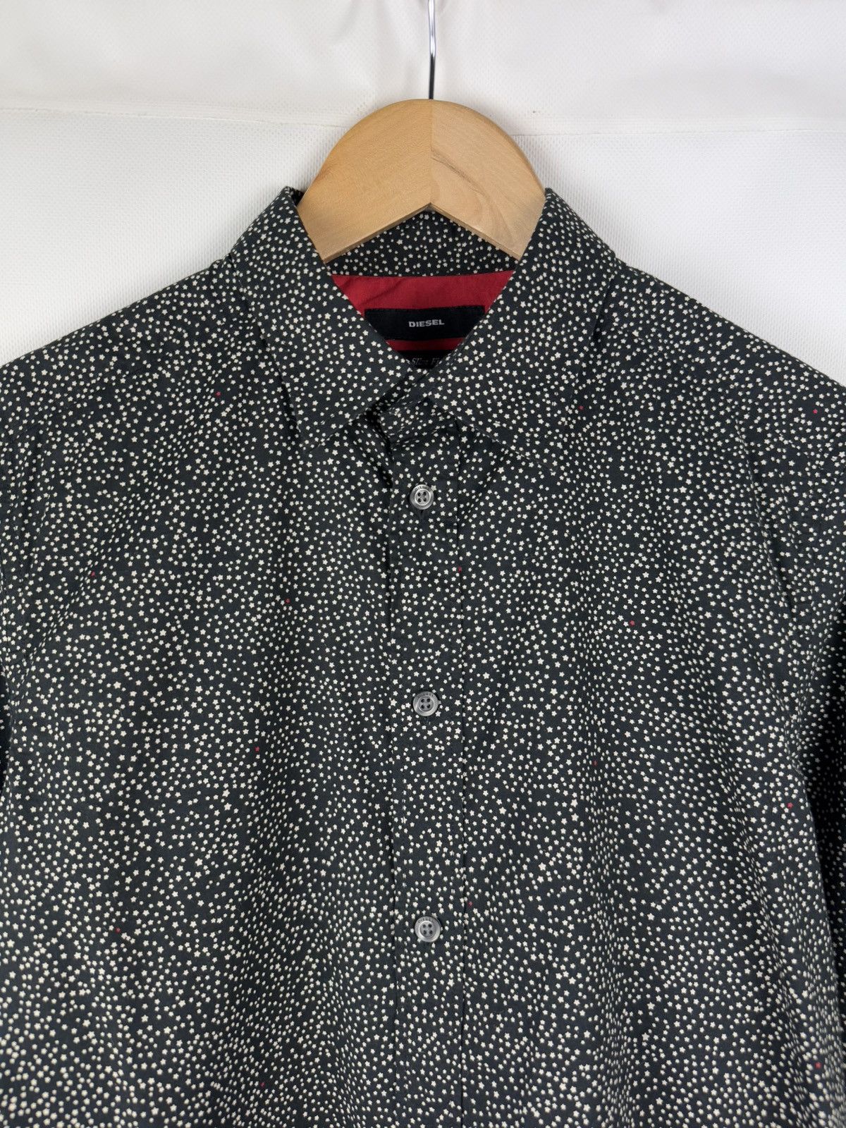 Diesel Diesel Men’s Patterned Long Sleeve Button Up Shirt Size US M / EU 48-50 / 2 - 8 Thumbnail