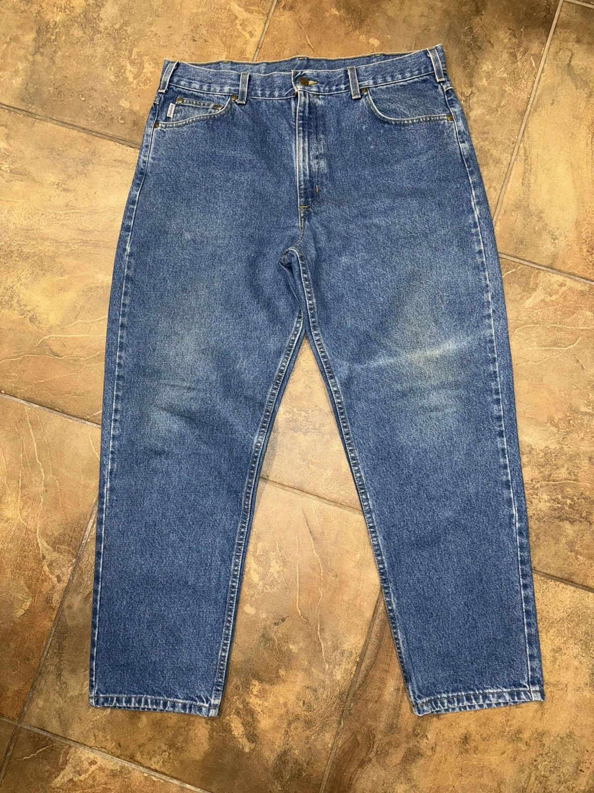 Carhartt Carhartt straight leg blue jeans Size US 36 / EU 52 - 1 Thumbnail