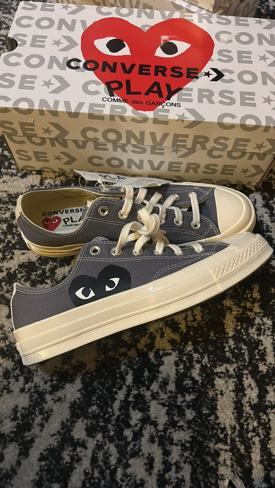 Comme des Garcons PLAY COMME des GARÇONS PLAY Converse Half Heart Chuck 70 Sneakers Size US 7 / EU 40 - 6 Thumbnail