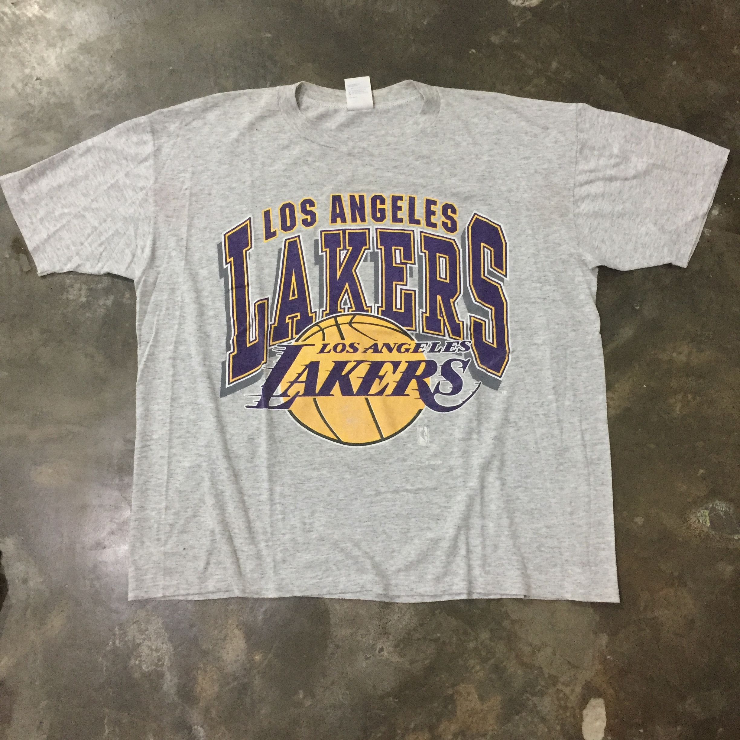 image of Hysteric Glamour x L A Lakers Vintage 90’S Nba Lost Angeles Lakers in Grey, Men's (Size Large)