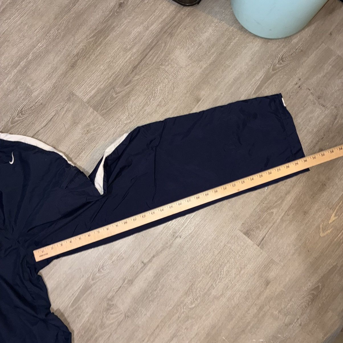 Nike Y2K Baggy Nike Gray Tag Sweatpants Sm Navy Blue White Stripe Size US 30 / EU 46 - 5 Thumbnail