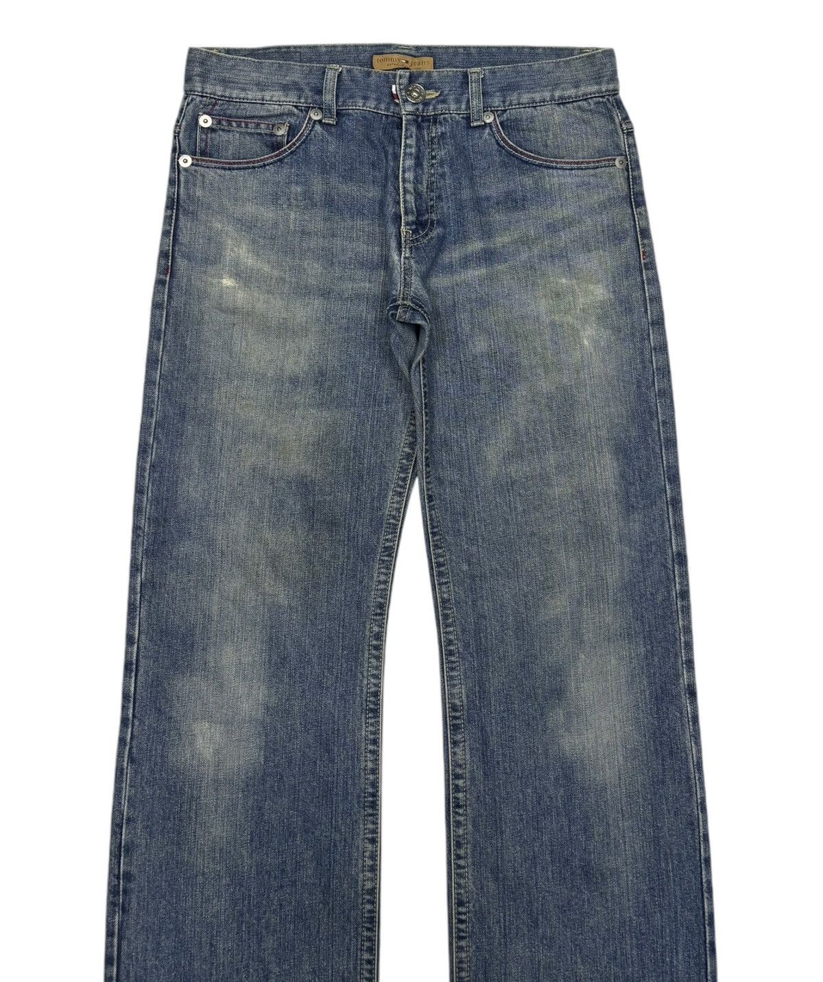 Hysteric Glamour × Tommy Hilfiger Tommy Hilfiger Straight Cut Blue Denim Jeans Size US 32 / EU 48 - 5 Thumbnail