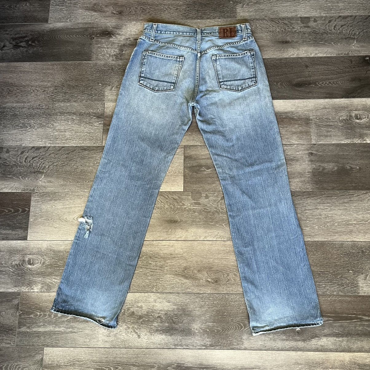Polo Ralph Lauren Vintage 2000s Polo Ralph Lauren Ashmore Washed Denim Jeans Size US 30 / EU 46 - 1 Thumbnail