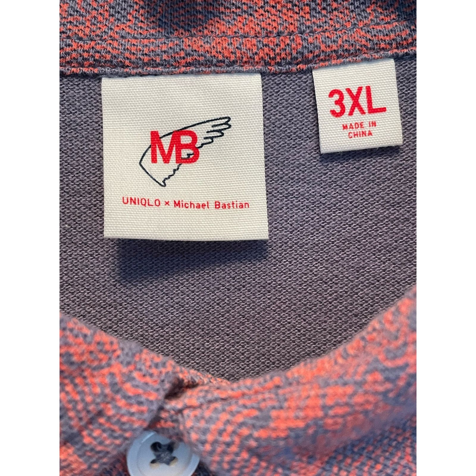 Uniqlo Uniqlo x Michael Bastian Shrimp Print Short Sleeve Shirt 3XL Size US XXL / EU 58 / 5 - 4 Thumbnail