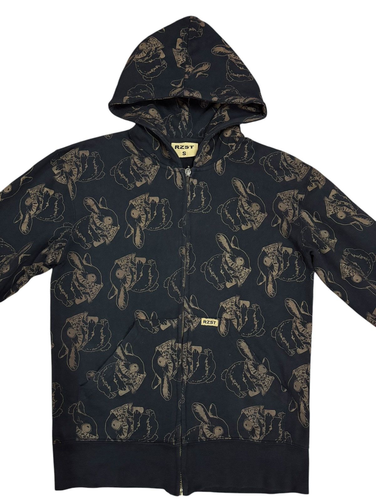 Beauty Beast RZST Thug Rabbit Full Printed Punk Hoodie Size US S / EU 44-46 / 1 - 2 Thumbnail