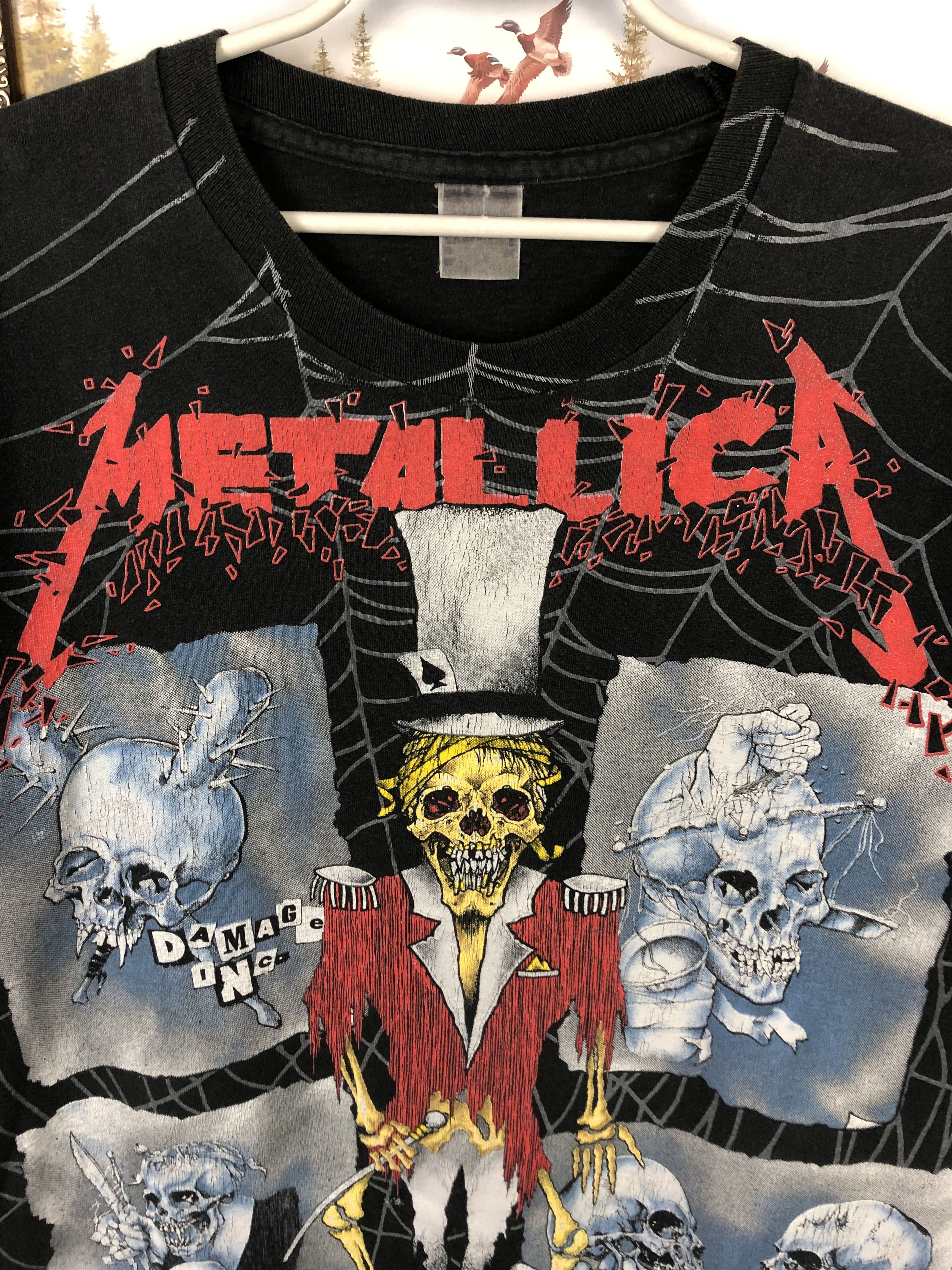 Vintage Vintage 1992 Metallica Ringmaster Pushead Shirt Tee Hype Size US L / EU 52-54 / 3 - 4 Thumbnail
