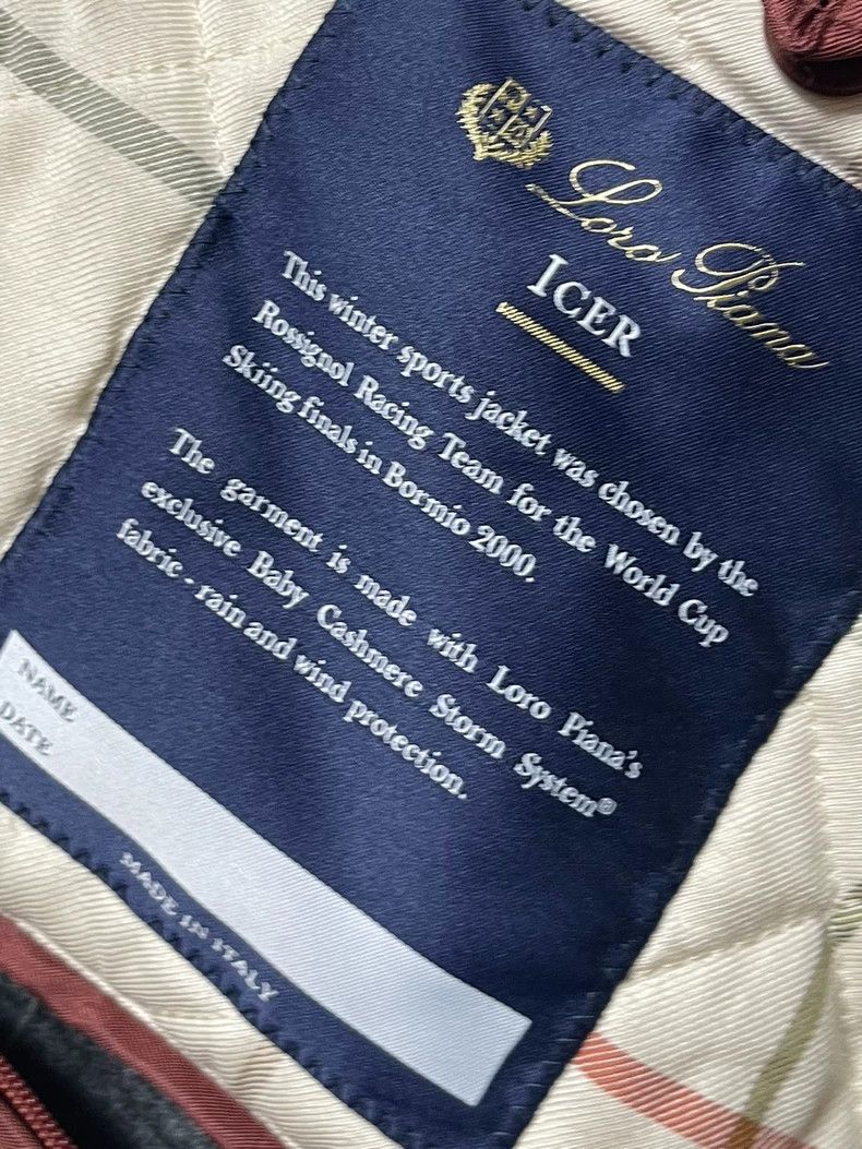 LORO PIANA Men's cashmere collar casual jacket