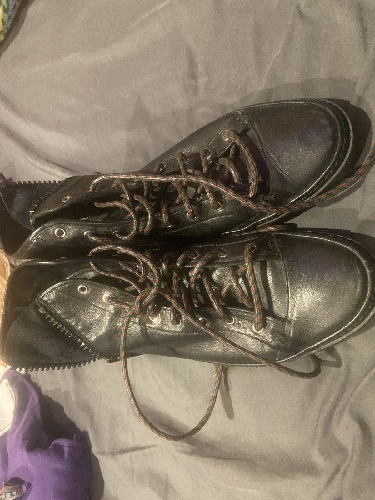 Gucci gucci black zip up ankle boots Size US 10.5 / EU 43-44 - 6 Thumbnail