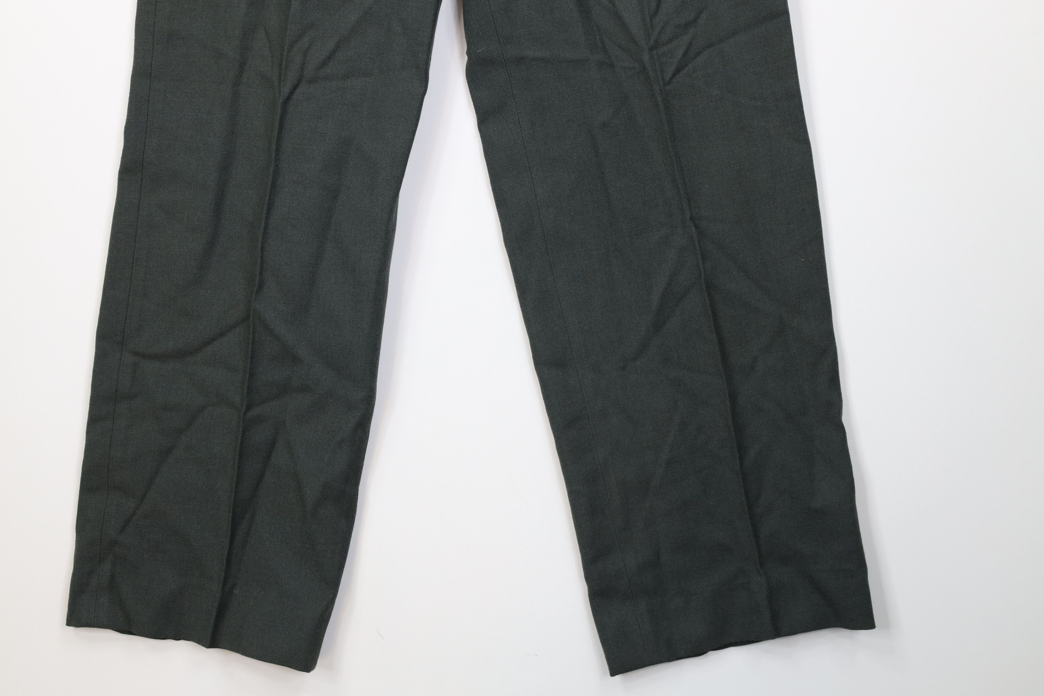 Vintage Vintage 50s Korean War Army Green 44 Wide Leg Pants USA USGI Size US 31 - 5 Thumbnail