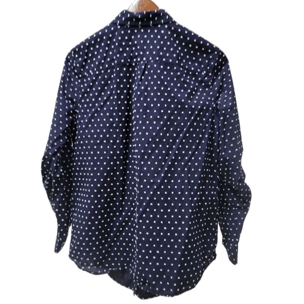 Talbots Talbots Women Roll-Tab Long-Sleeve Button-Up Cotton 10 Size L / US 10 / IT 46 - 4 Thumbnail