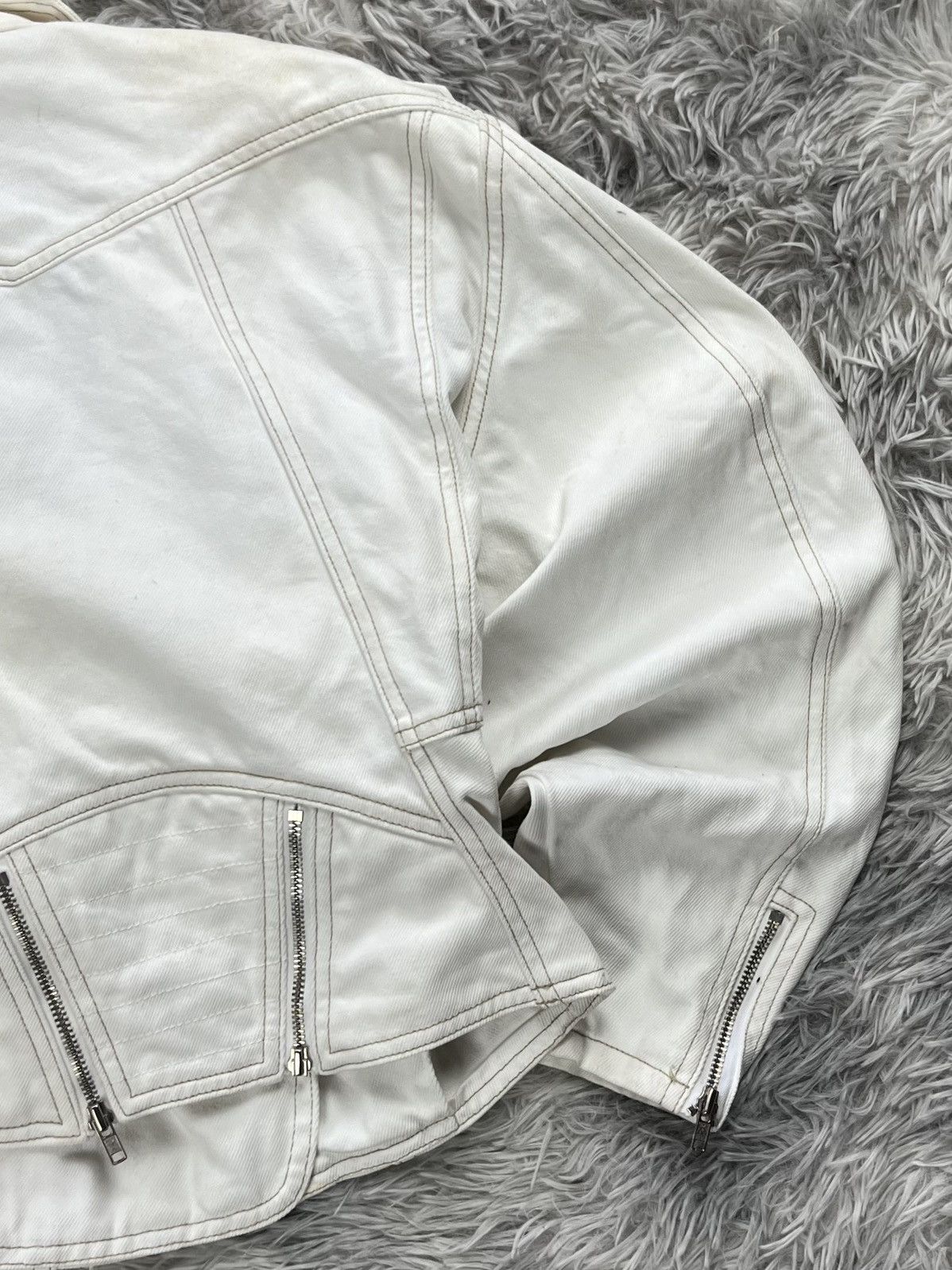Japanese Brand Vintage Scour Crop Denim Jacket Size M / US 6-8 / IT 42-44 - 15 Thumbnail