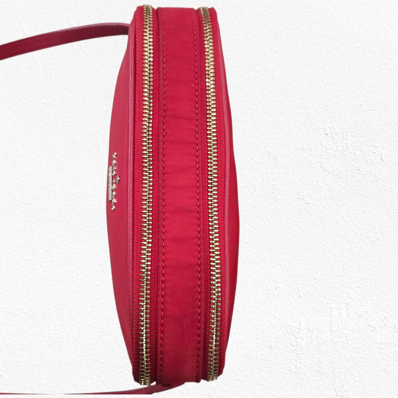 Kate Spade Red Nylon Crossbody Bag Purse Adjustable Strap Size ONE SIZE - 13 Thumbnail