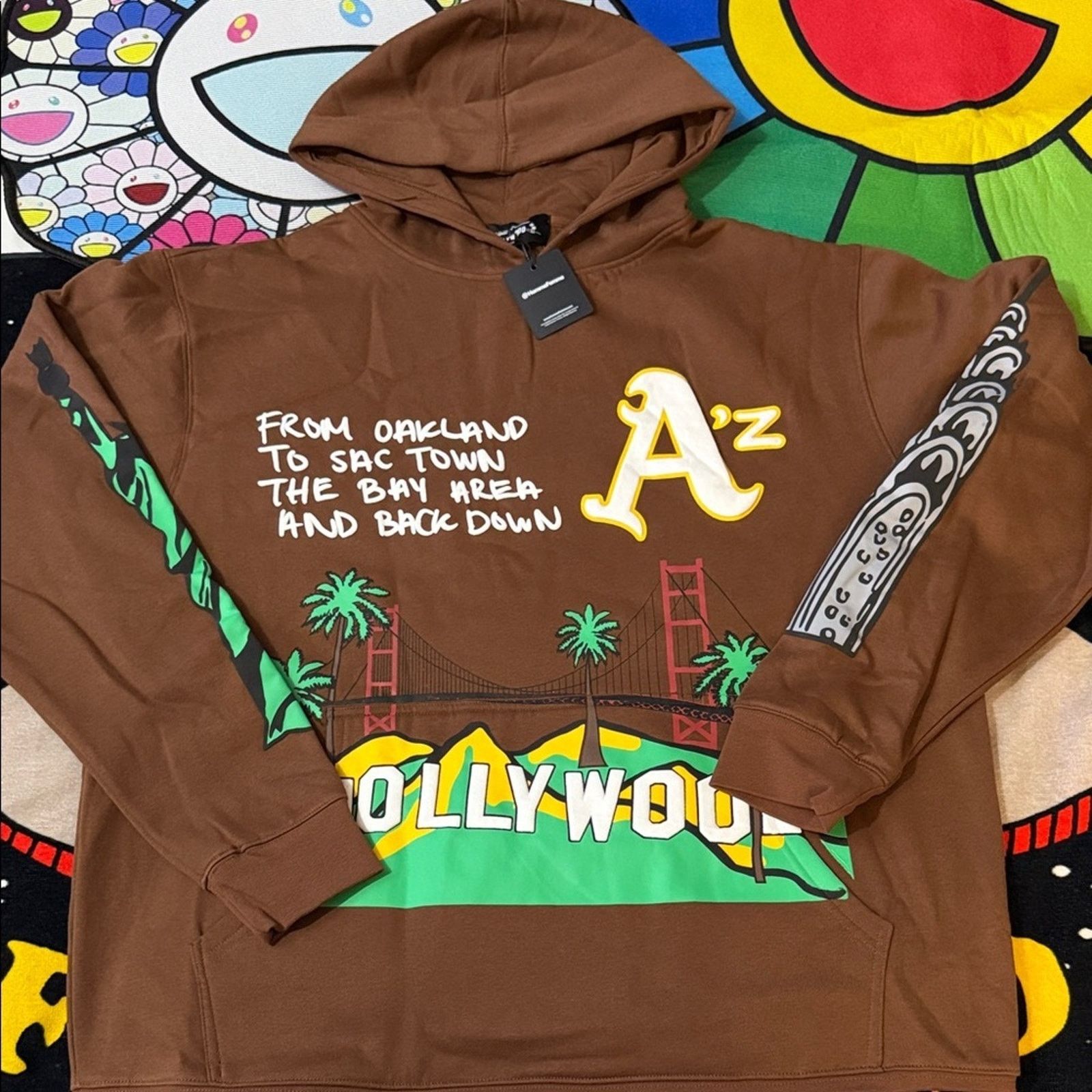 Homme + Femme La HOMME FEMME CALI TO NYC HOODIE CHOCOLATE Size US L / EU 52-54 / 3 - 3 Thumbnail